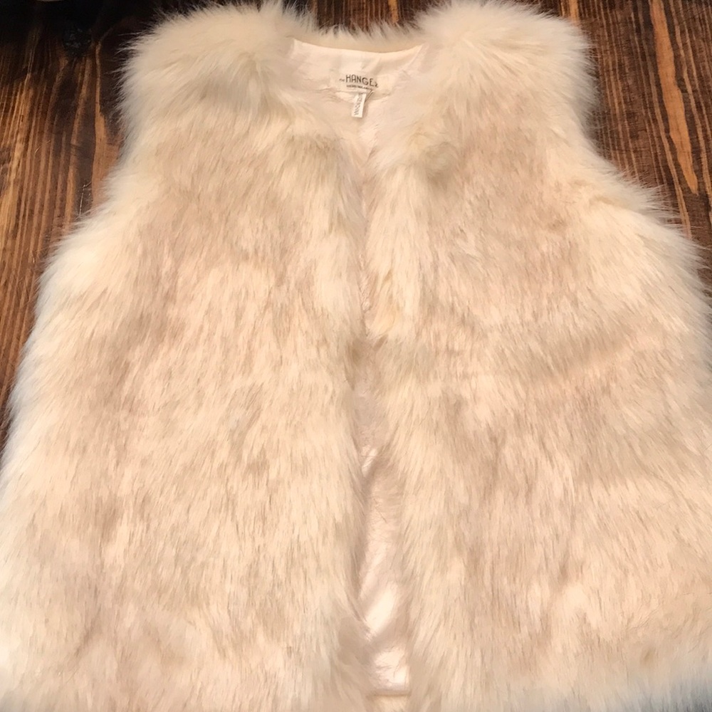 Faux fur vest